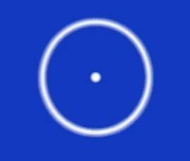 Circle and point
